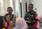 Babinsa Genteng Dampingi Posyandu Keluarga, Balita dan Lansia Dapat Layanan Kesehatan Terpadu